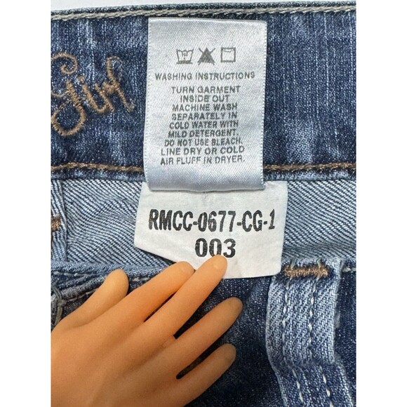 Cruel Girl‎ Alex Stretch Jeans Juniors 11 R Medium Wash Rocky Mountain Denim Y2K - Picture 16 of 16